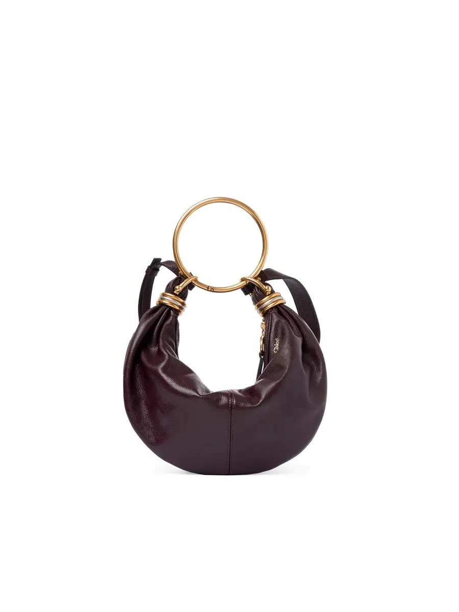 Chloé Small Bracelet hobo bag in grained leather