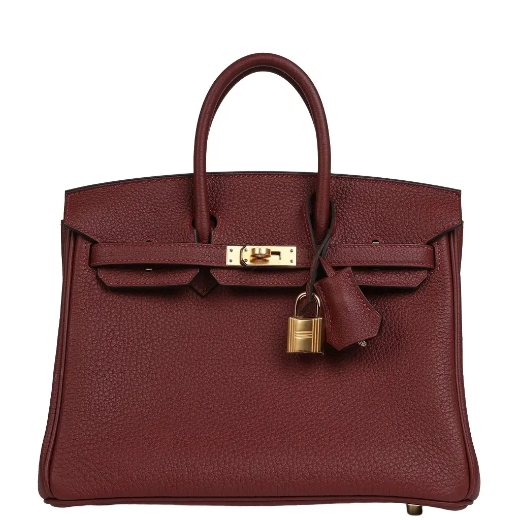 Hermes Birkin 25 Rouge H Togo Gold Hardware Hermes Birkin 25 Rouge H Togo Gold Hardware