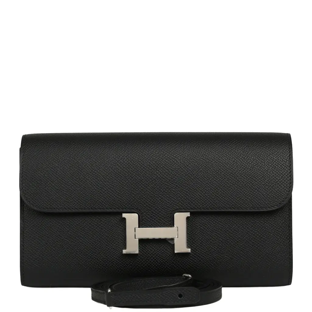 Hermes Constance Wallet To Go Black Epsom Palladium Hardware Hermes Constance Wallet To Go Black Epsom Palladium Hardware