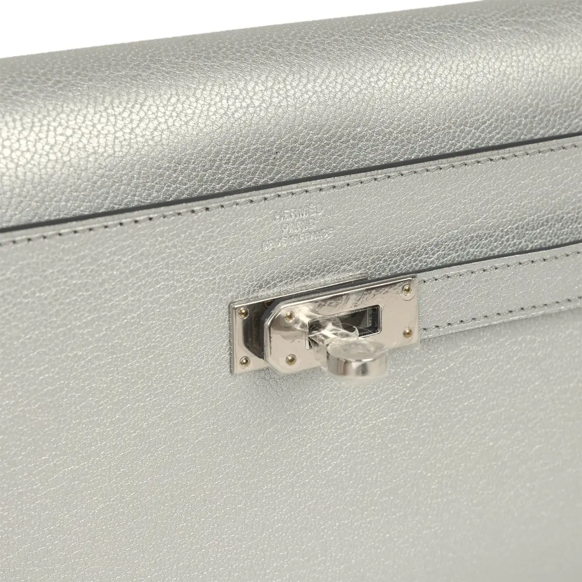 HERMÈS Hermes Kelly Wallet To Go Argent Chevre Chamkilight Palladium Hardware | Thumbnail 7 HERMÈS Hermes Kelly Wallet To Go Argent Chevre Chamkilight Palladium Hardware | Thumbnail 7