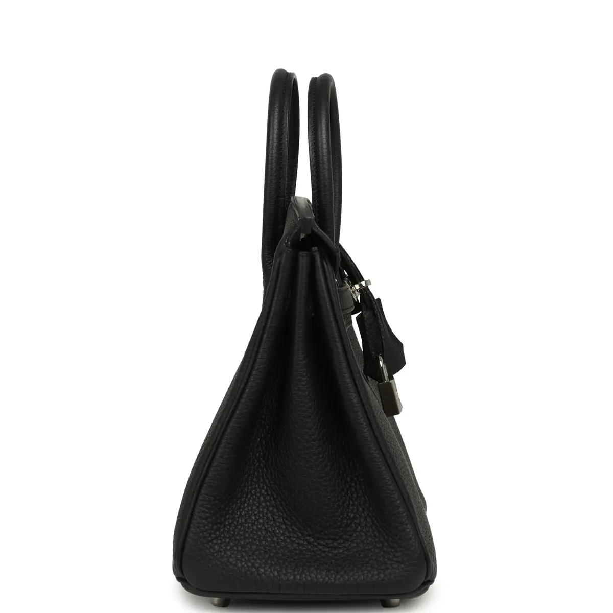 HERMÈS Pre-owned Hermes Birkin 25 Black Togo Palladium Hardware | Thumbnail 3