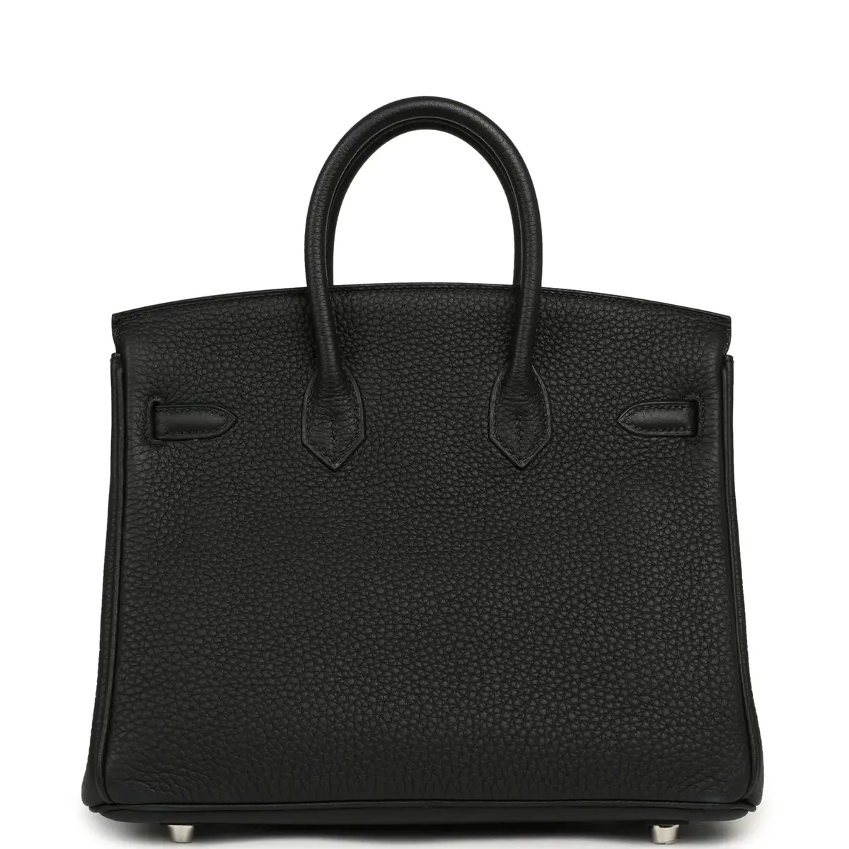 HERMÈS Pre-owned Hermes Birkin 25 Black Togo Palladium Hardware | Thumbnail 4