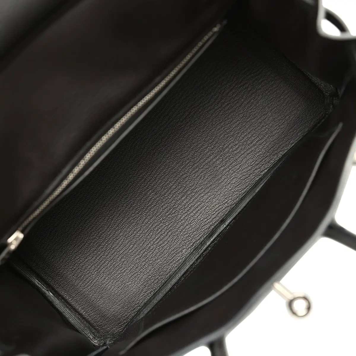 HERMÈS Pre-owned Hermes Birkin 25 Black Togo Palladium Hardware | Thumbnail 9