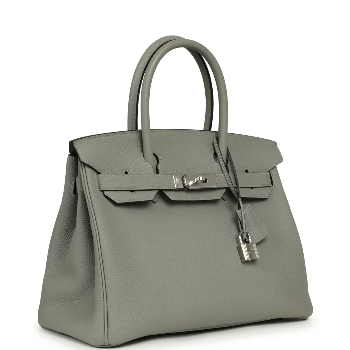 HERMÈS Pre-owned Hermes Birkin 30 Gris Mouette Togo Palladium Hardware | Thumbnail 2 HERMÈS Pre-owned Hermes Birkin 30 Gris Mouette Togo Palladium Hardware | Thumbnail 2
