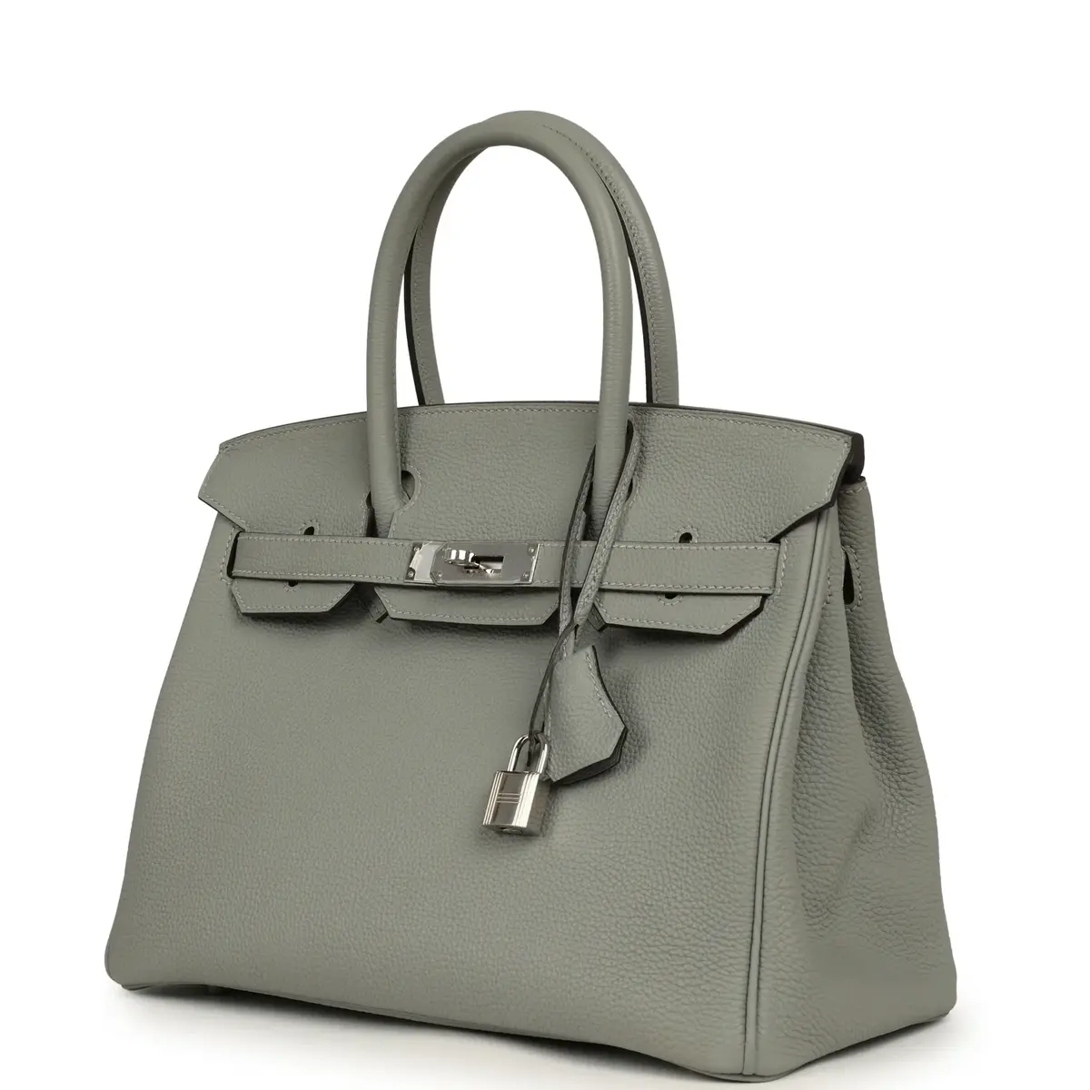 HERMÈS Pre-owned Hermes Birkin 30 Gris Mouette Togo Palladium Hardware | Thumbnail 5 HERMÈS Pre-owned Hermes Birkin 30 Gris Mouette Togo Palladium Hardware | Thumbnail 5