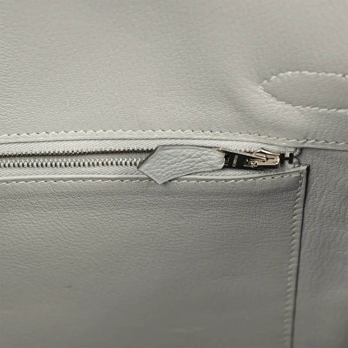 HERMÈS Pre-owned Hermes Birkin 30 Gris Mouette Togo Palladium Hardware | Thumbnail 8 HERMÈS Pre-owned Hermes Birkin 30 Gris Mouette Togo Palladium Hardware | Thumbnail 8