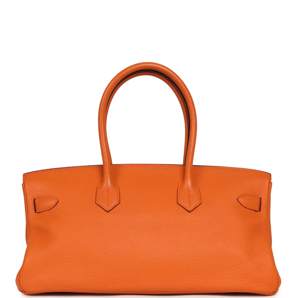 HERMÈS Vintage Hermes Shoulder Birkin 42 JPG Orange Clemence Gold Hardware | Thumbnail 4 HERMÈS Vintage Hermes Shoulder Birkin 42 JPG Orange Clemence Gold Hardware | Thumbnail 4