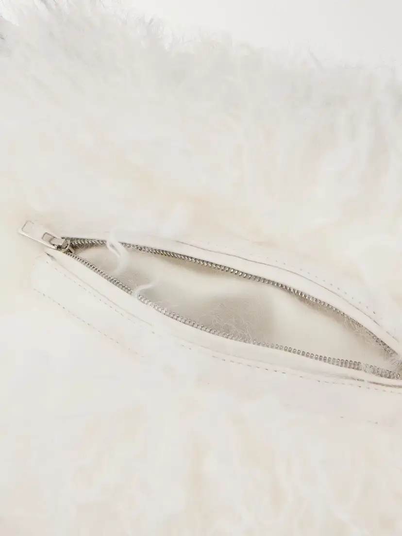 Yves Salomon Leather-trimmed Shearling Handwarmer | Thumbnail 3 Yves Salomon Leather-trimmed Shearling Handwarmer | Thumbnail 3