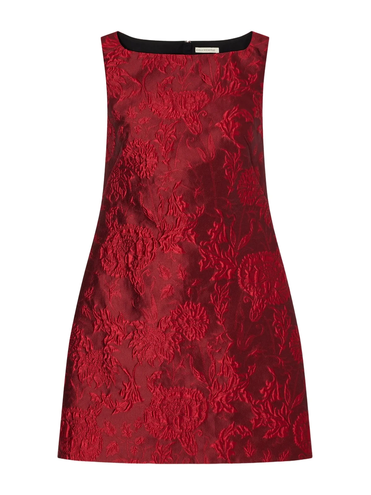 Emilia Wickstead Rifer Floral-cloqué Mini Dress