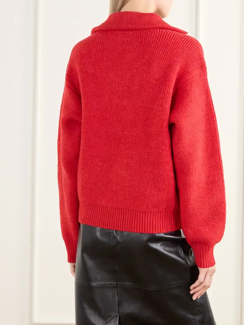 Isabel Marant Ydalia Lace-detail Wool-blend Sweater | Thumbnail 4 Isabel Marant Ydalia Lace-detail Wool-blend Sweater | Thumbnail 4
