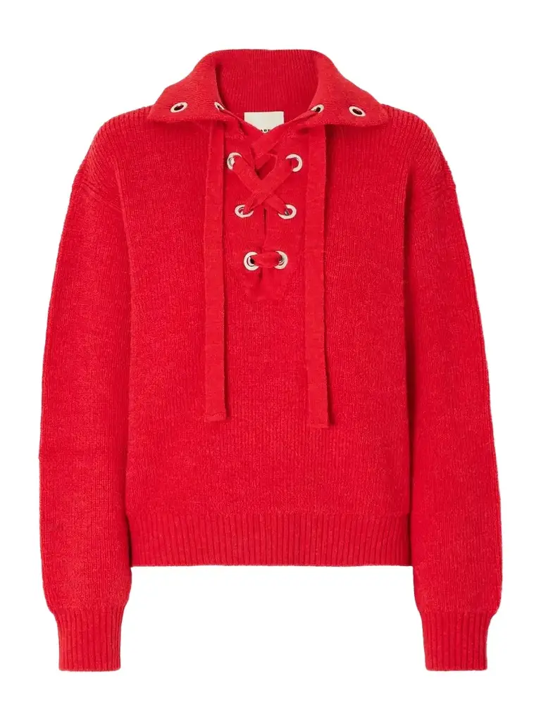 Ydalia Lace-detail Wool-blend Sweater Ydalia Lace-detail Wool-blend Sweater
