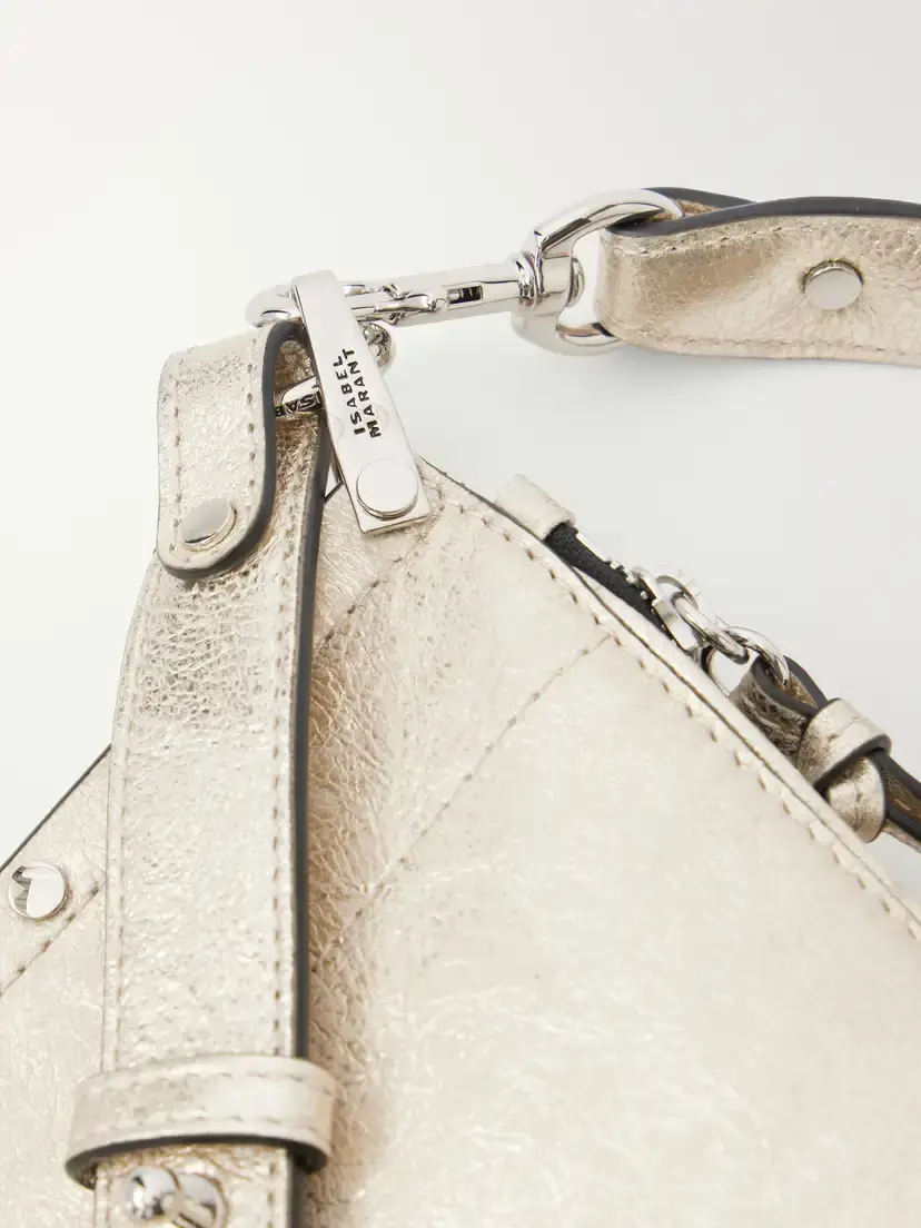 Isabel Marant Oskan Embellished Metallic Leather Shoulder Bag | Thumbnail 5 Isabel Marant Oskan Embellished Metallic Leather Shoulder Bag | Thumbnail 5