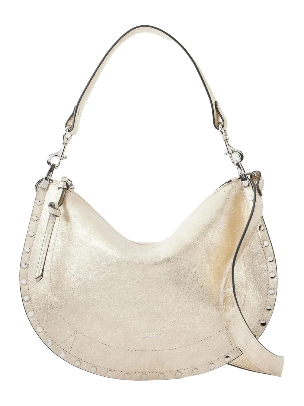 Oskan Embellished Metallic Leather Shoulder Bag Oskan Embellished Metallic Leather Shoulder Bag