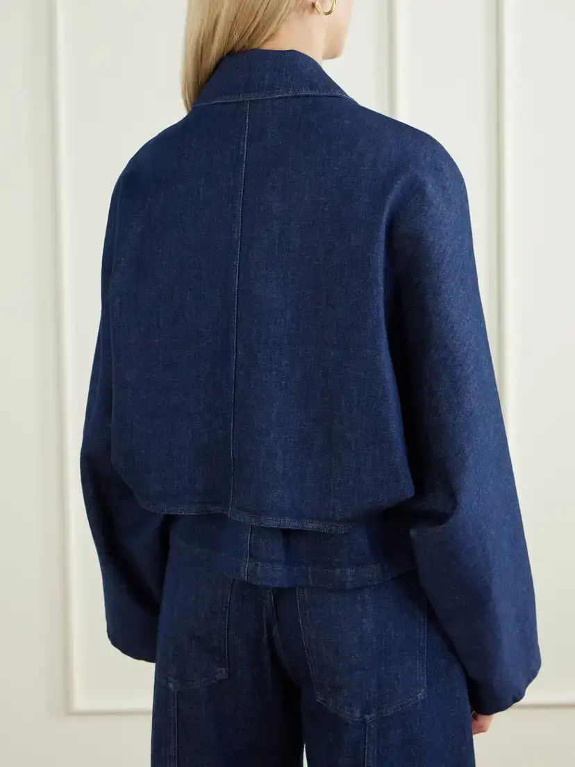 Another Tomorrow Organic Denim Blouson | Thumbnail 3 Another Tomorrow Organic Denim Blouson | Thumbnail 3