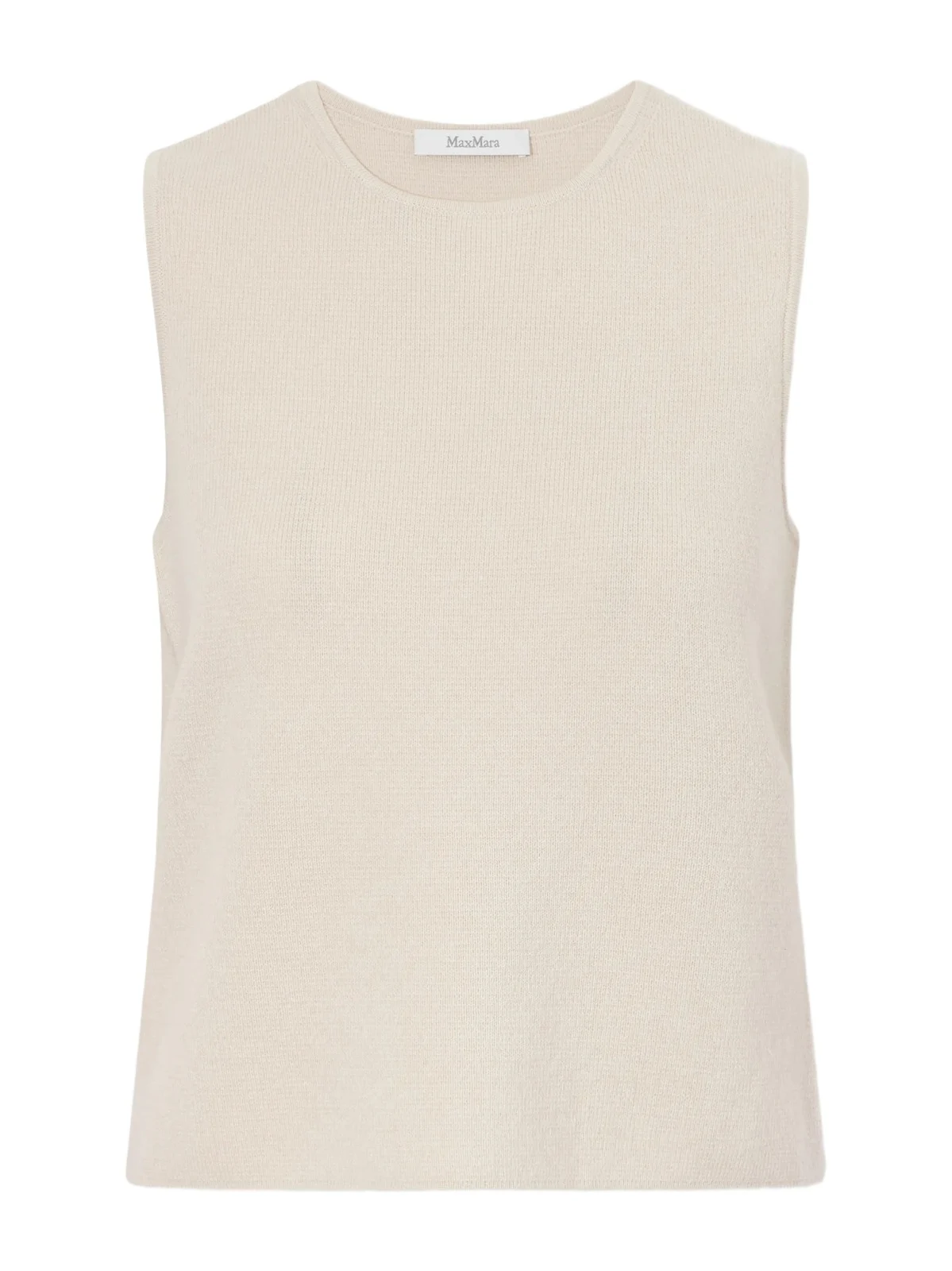 Max Mara Giochi Wool And Cashmere-blend Tank - Neutrals