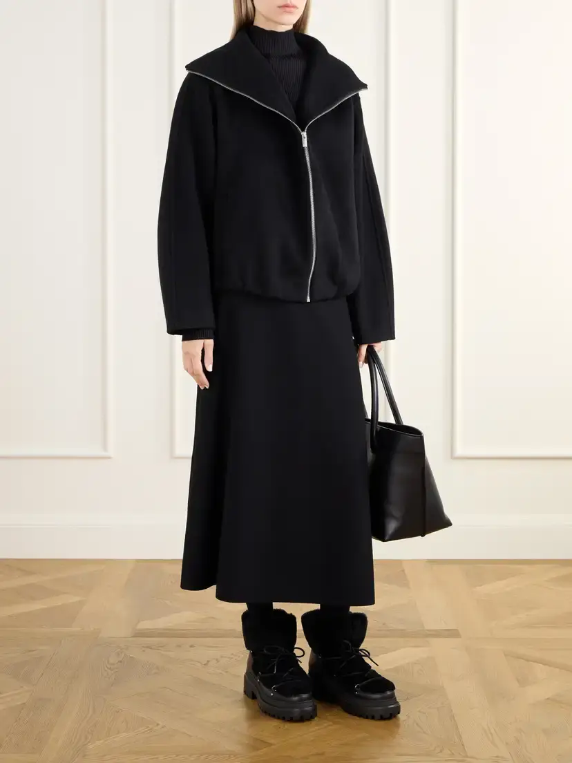 Yves Salomon Lace-detailed Shearling-trimmed Leather Ankle Boots | Thumbnail 4 Yves Salomon Lace-detailed Shearling-trimmed Leather Ankle Boots | Thumbnail 4
