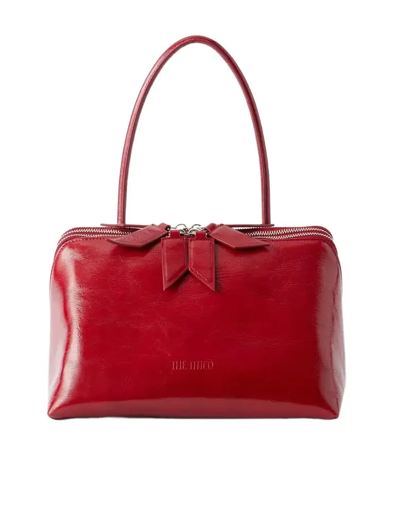 The Attico L'altra Di Milano Textured-leather Shoulder Bag