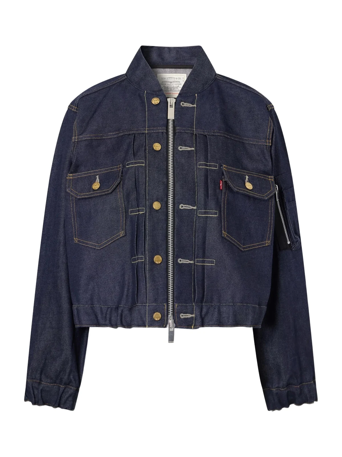 Sacai + Levi's Washed Denim Bomber Jacket