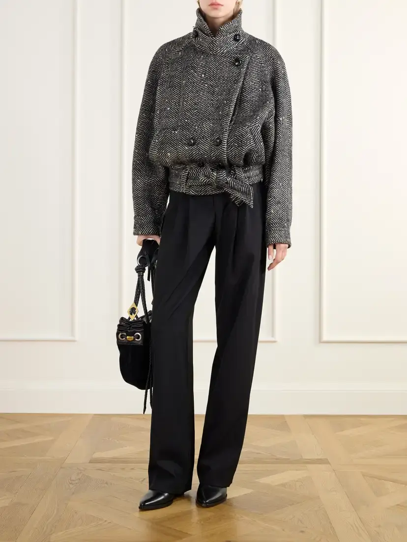 Isabel Marant Lydia Pleated Wool-twill Straight-leg Pants | Thumbnail 2 Isabel Marant Lydia Pleated Wool-twill Straight-leg Pants | Thumbnail 2