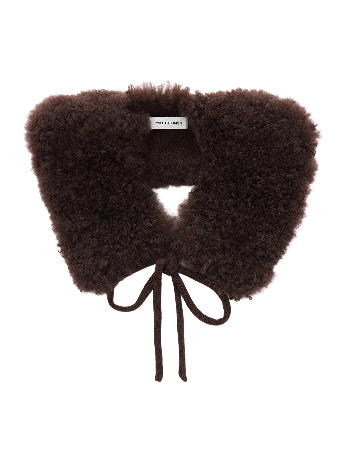 Yves Salomon Wool-trimmed Shearling Collar