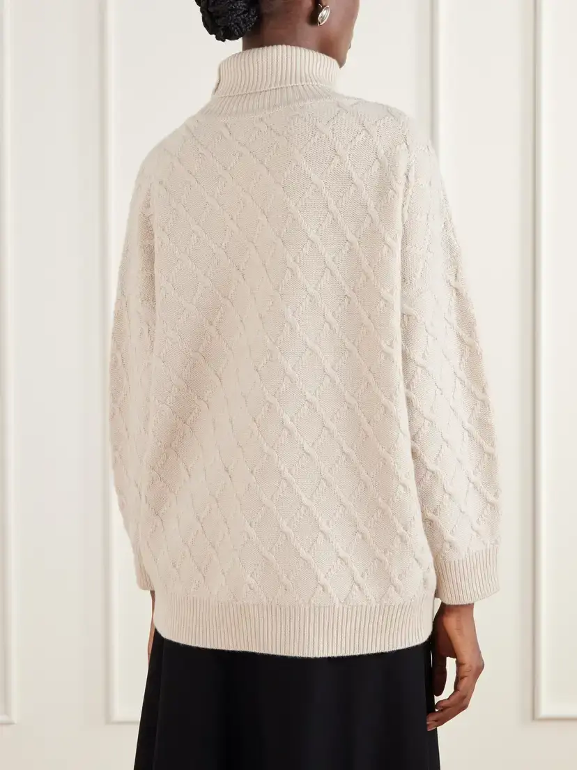Max Mara Bambola Wool And Cashmere-blend Turtleneck Sweater | Thumbnail 4 Max Mara Bambola Wool And Cashmere-blend Turtleneck Sweater | Thumbnail 4