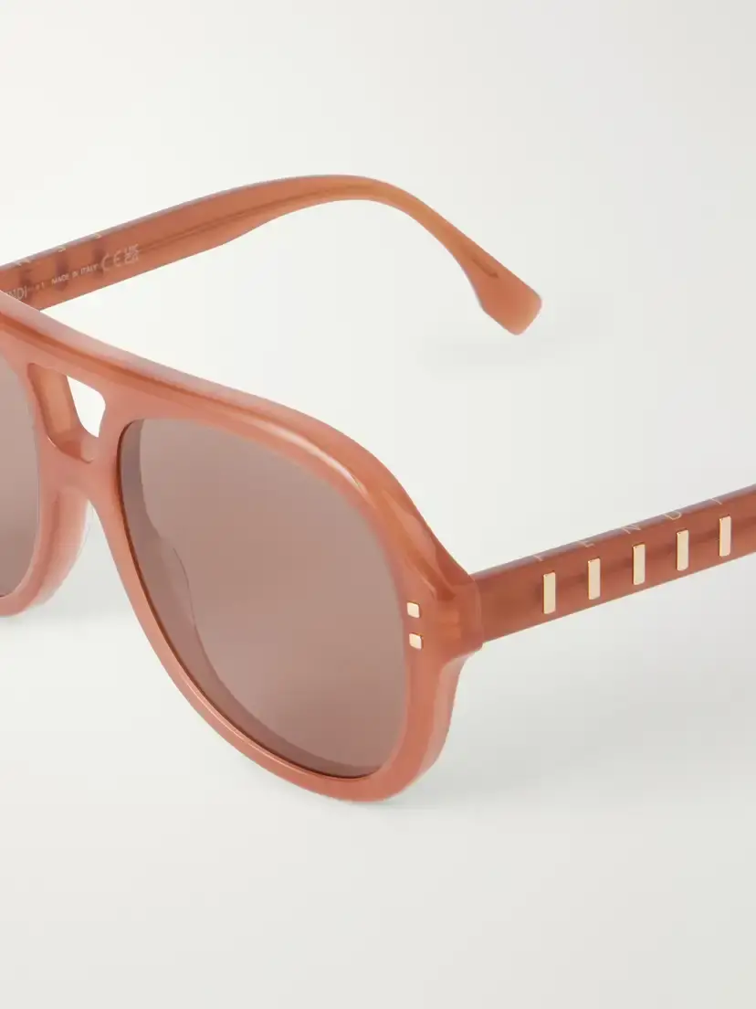FENDI EYEWEAR Five Sisters Aviator-style Acetate Sunglasses | Thumbnail 3 FENDI EYEWEAR Five Sisters Aviator-style Acetate Sunglasses | Thumbnail 3