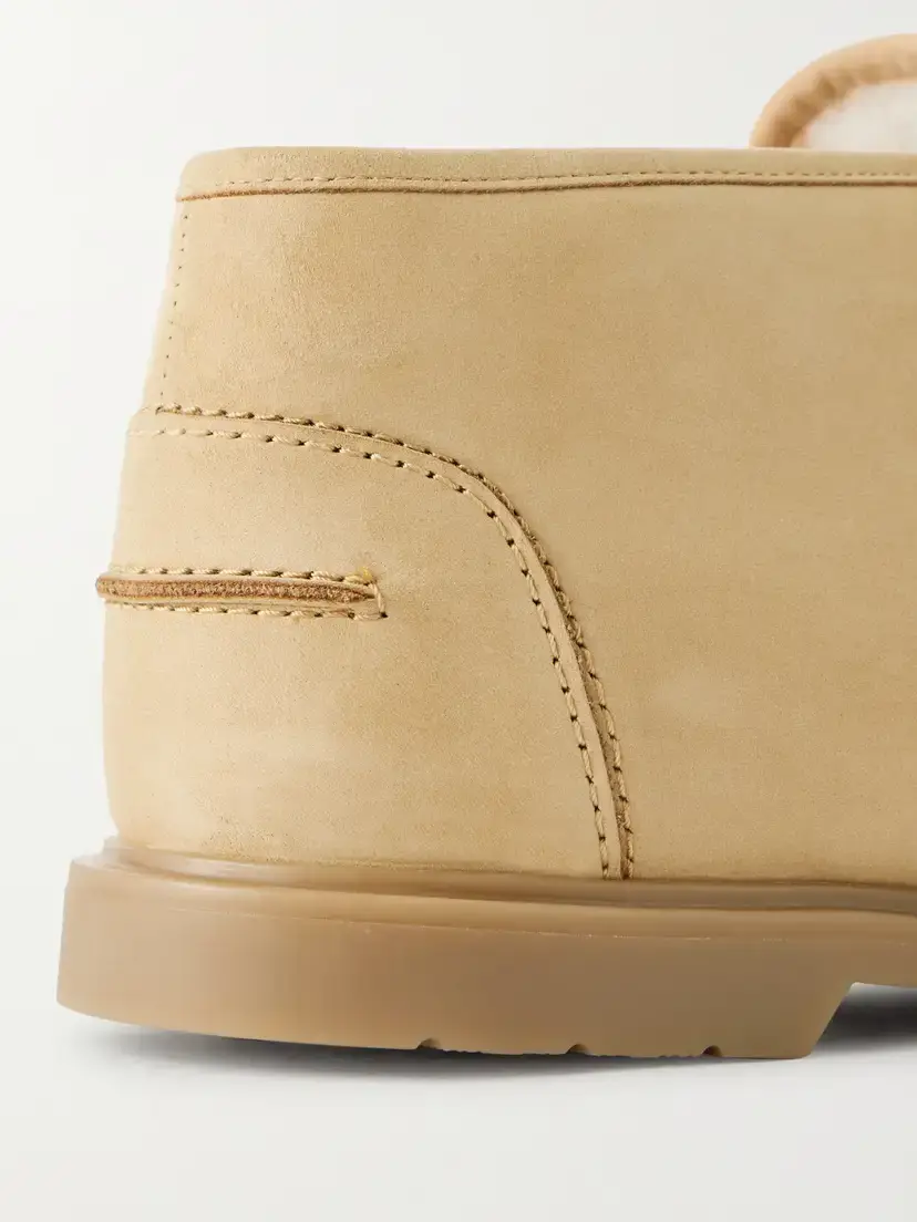 Yves Salomon Paneled Suede Ankle Boots | Thumbnail 5 Yves Salomon Paneled Suede Ankle Boots | Thumbnail 5
