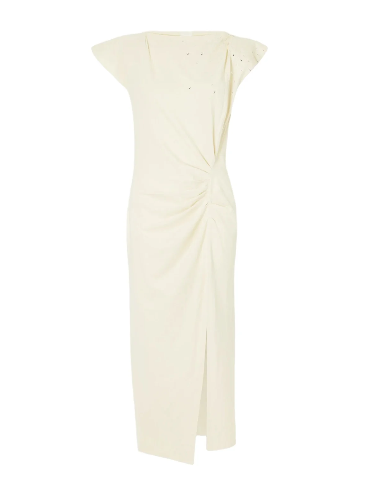 Nadela Gathered Bead-embellished Cotton-jersey Maxi Dress Nadela Gathered Bead-embellished Cotton-jersey Maxi Dress
