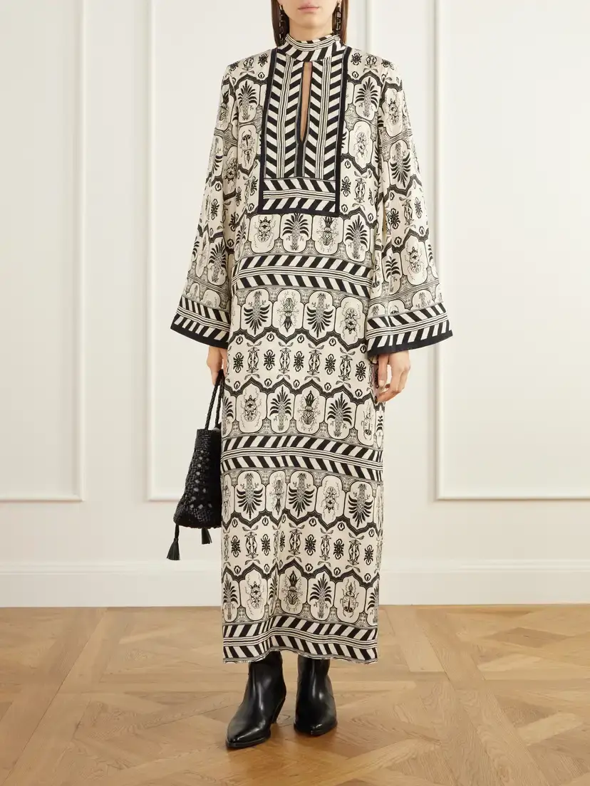 Johanna Ortiz Stay Home Printed Jacquard Maxi Dress | Thumbnail 2 Johanna Ortiz Stay Home Printed Jacquard Maxi Dress | Thumbnail 2