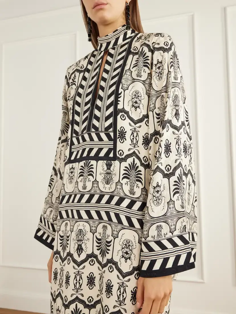 Johanna Ortiz Stay Home Printed Jacquard Maxi Dress | Thumbnail 4 Johanna Ortiz Stay Home Printed Jacquard Maxi Dress | Thumbnail 4