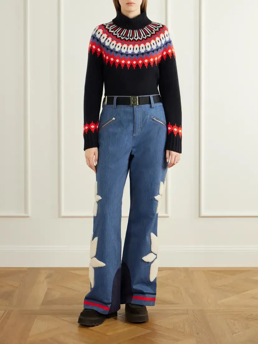 Bogner Ingrid Fair Isle Cashmere Turtleneck Sweater | Thumbnail 2 Bogner Ingrid Fair Isle Cashmere Turtleneck Sweater | Thumbnail 2
