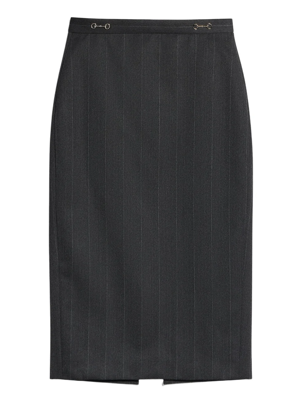 Gucci Pinstripe Wool Pencil Skirt