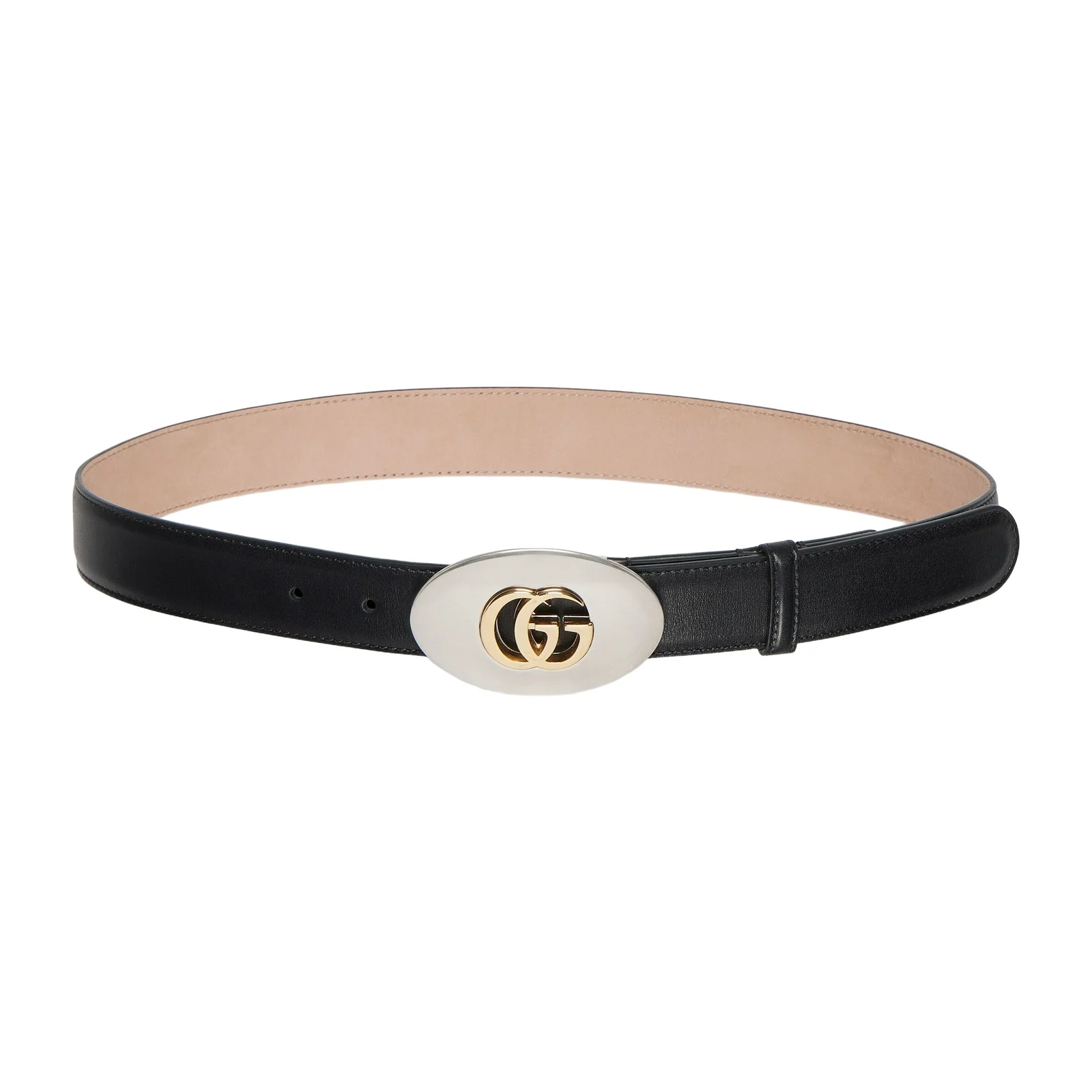 Gucci Belt With Double G Plaque Buckle