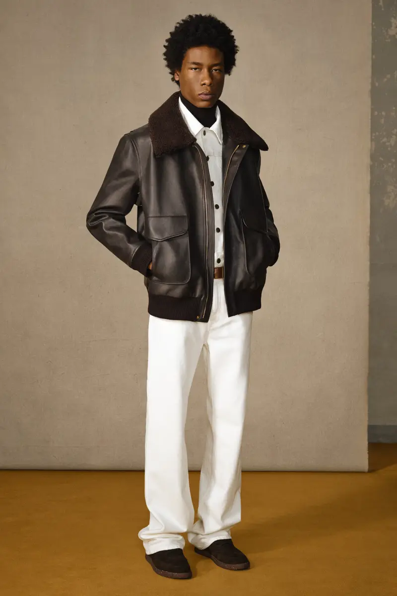 Gabriela Hearst Grant Jacket in Chocolate Leather | Thumbnail 2 Gabriela Hearst Grant Jacket in Chocolate Leather | Thumbnail 2