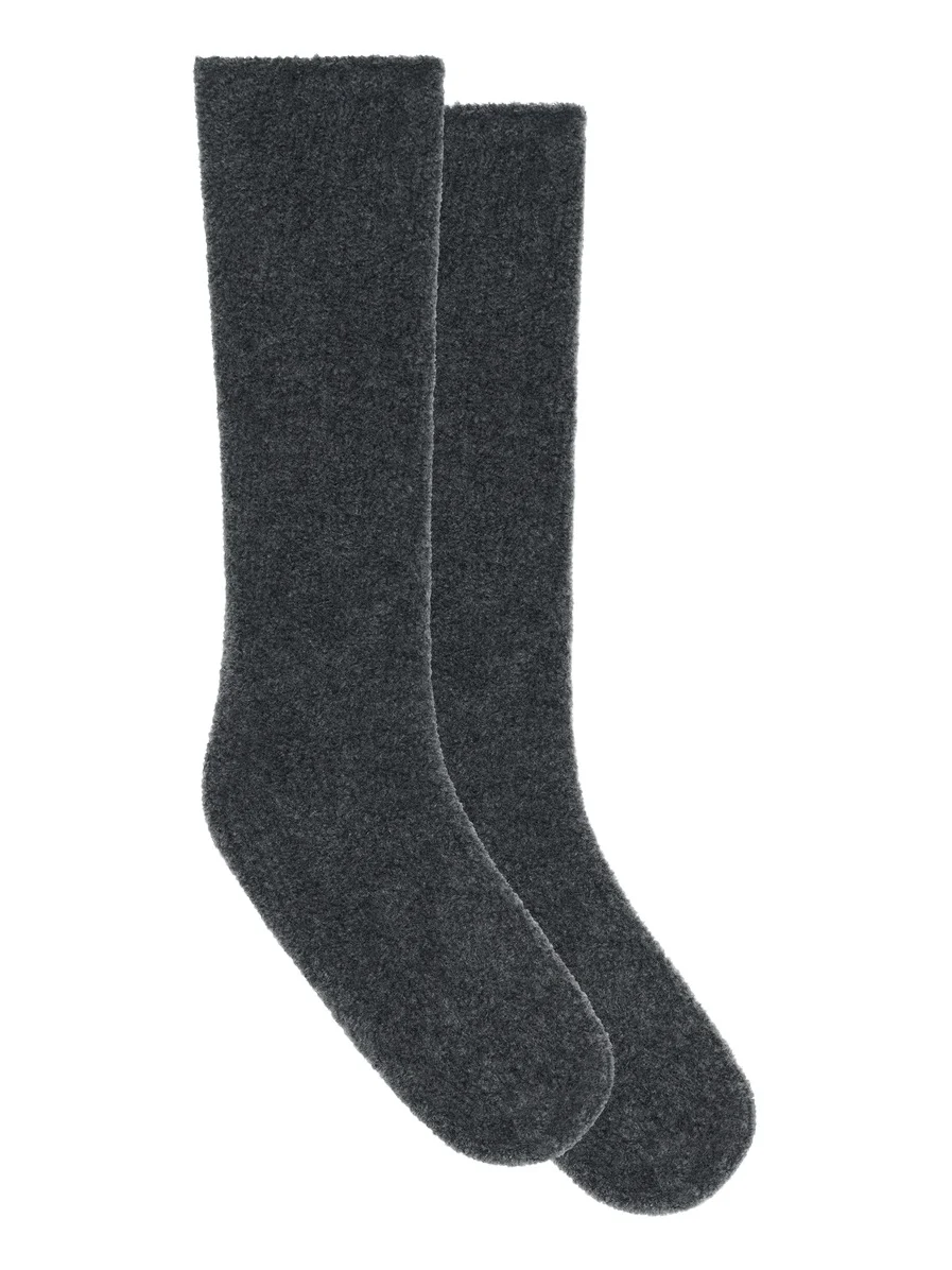 Anima Knit Socks in Grey Silk Anima Knit Socks in Grey Silk