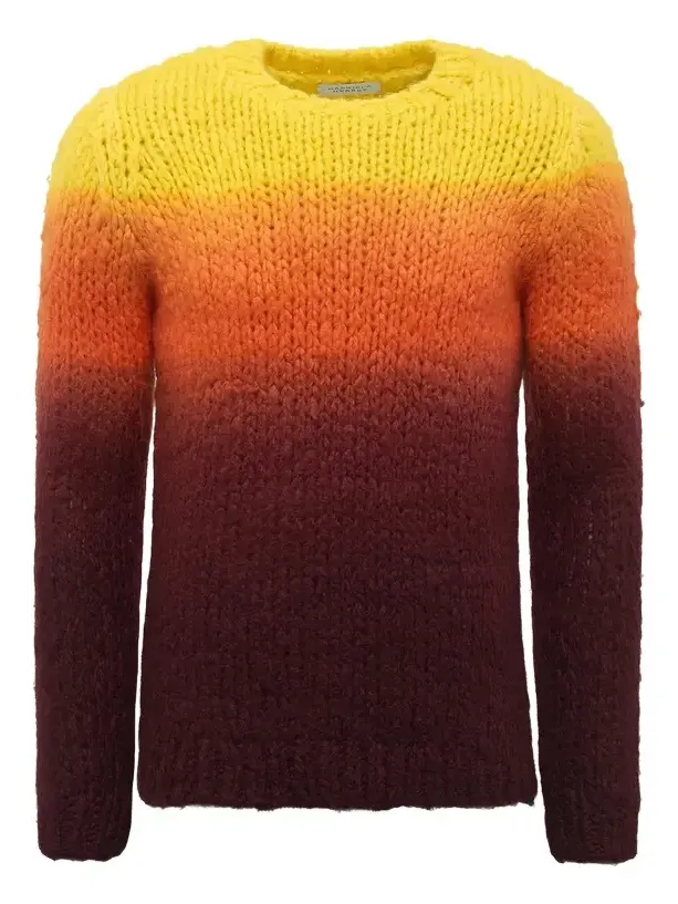 Pallas Knit Sweater in Dip Dye Sunrise Welfat Cashmere