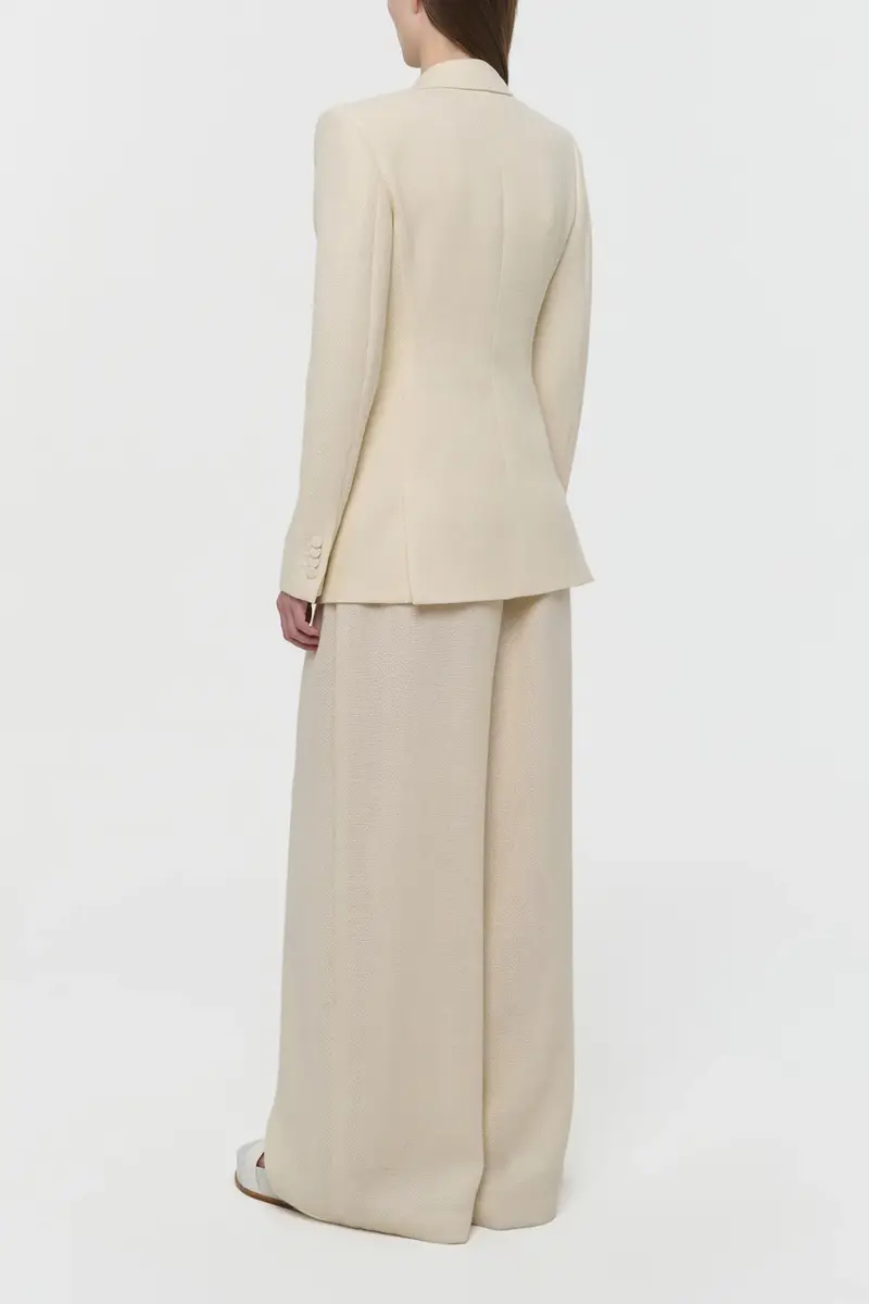 Gabriela Hearst Mairi Blazer in Ivory Alpaca Wool | Thumbnail 4 Gabriela Hearst Mairi Blazer in Ivory Alpaca Wool | Thumbnail 4