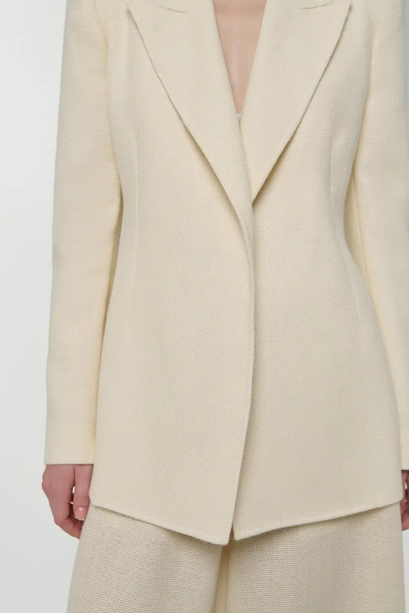 Gabriela Hearst Mairi Blazer in Ivory Alpaca Wool | Thumbnail 6 Gabriela Hearst Mairi Blazer in Ivory Alpaca Wool | Thumbnail 6