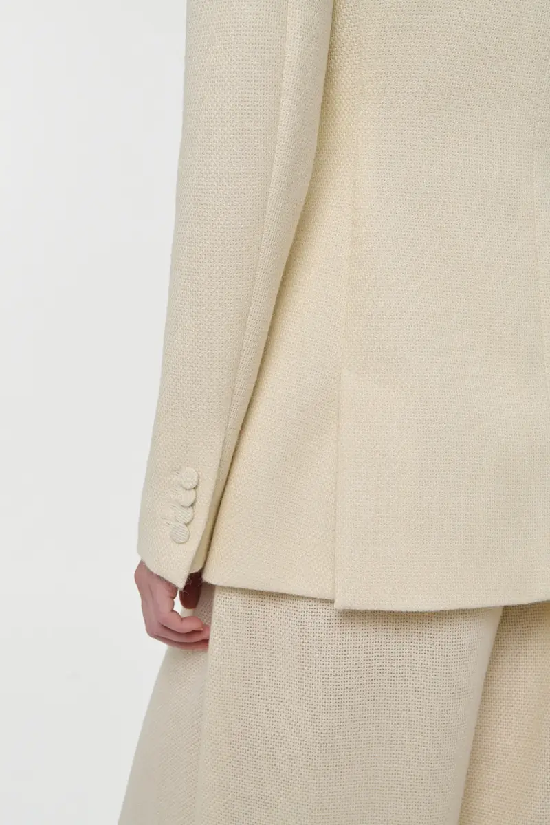 Gabriela Hearst Mairi Blazer in Ivory Alpaca Wool | Thumbnail 9 Gabriela Hearst Mairi Blazer in Ivory Alpaca Wool | Thumbnail 9