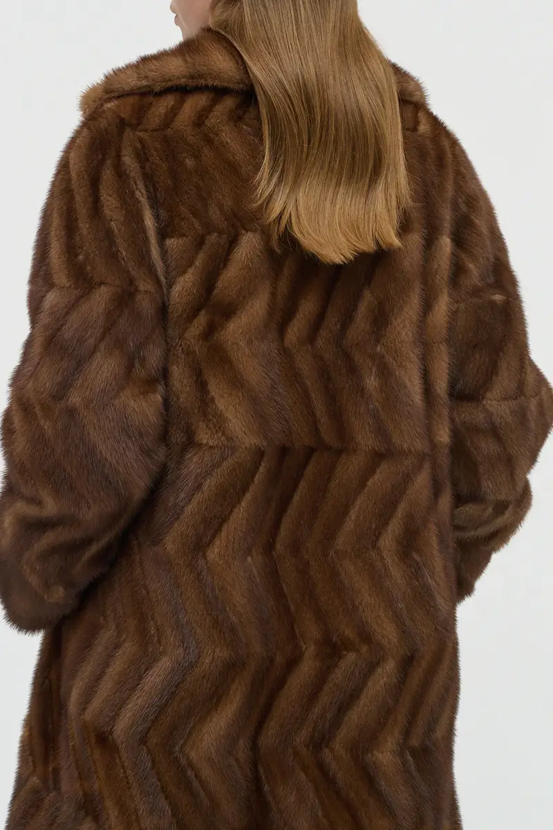 Gabriela Hearst Andal Coat in Mahogany Recycled Mink Fur | Thumbnail 8 Gabriela Hearst Andal Coat in Mahogany Recycled Mink Fur | Thumbnail 8