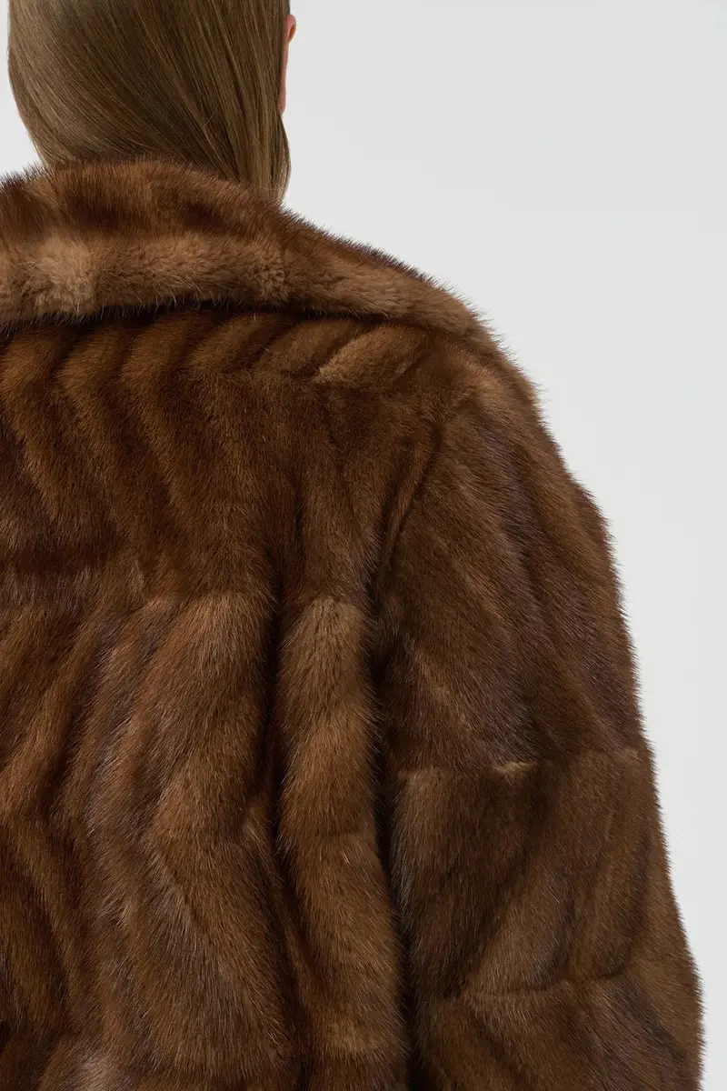 Gabriela Hearst Andal Coat in Mahogany Recycled Mink Fur | Thumbnail 9 Gabriela Hearst Andal Coat in Mahogany Recycled Mink Fur | Thumbnail 9