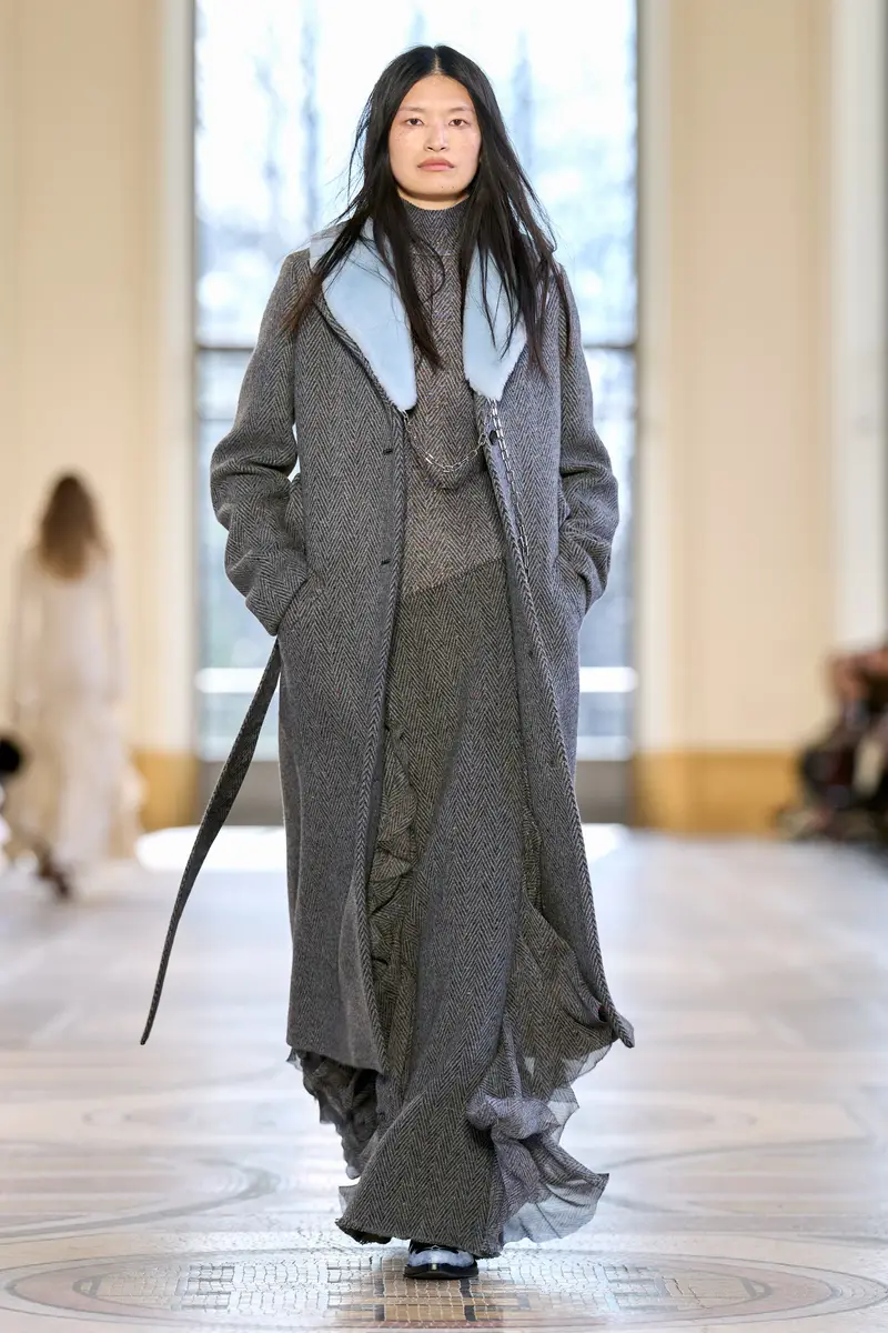 Gabriela Hearst William Coat in Charcoal Multi Cashmere Wool Herringbone | Thumbnail 2 Gabriela Hearst William Coat in Charcoal Multi Cashmere Wool Herringbone | Thumbnail 2