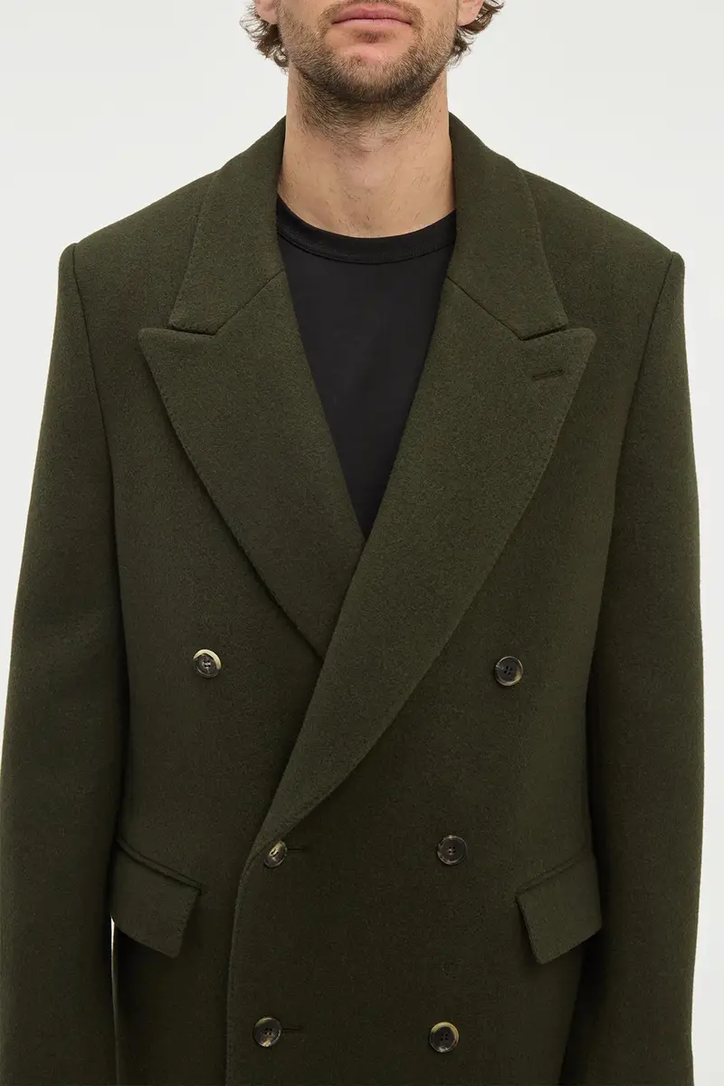 Gabriela Hearst Brannick Coat in Olive Cashemre Felt | Thumbnail 6 Gabriela Hearst Brannick Coat in Olive Cashemre Felt | Thumbnail 6