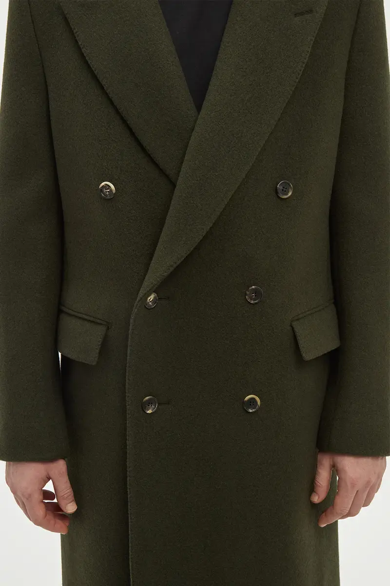 Gabriela Hearst Brannick Coat in Olive Cashemre Felt | Thumbnail 7 Gabriela Hearst Brannick Coat in Olive Cashemre Felt | Thumbnail 7