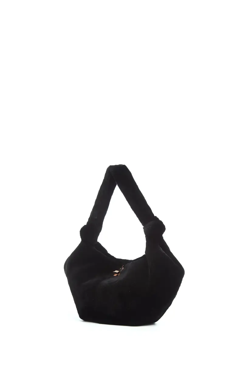 Gabriela Hearst Mini Antonia Bag in Black Mink Fur | Thumbnail 3 Gabriela Hearst Mini Antonia Bag in Black Mink Fur | Thumbnail 3