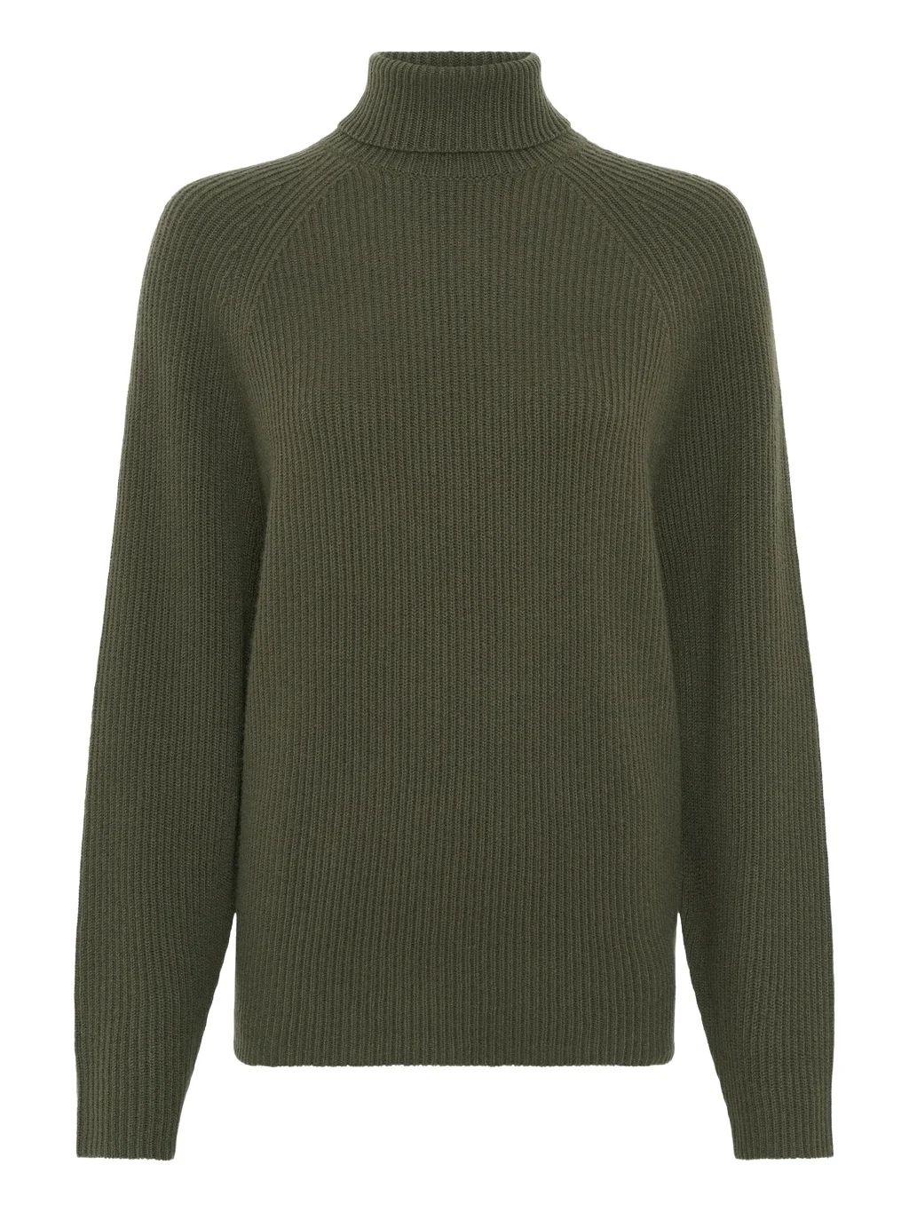 Wigman Knit Turtleneck Sweater in Deep Olive Cashmere Wigman Knit Turtleneck Sweater in Deep Olive Cashmere