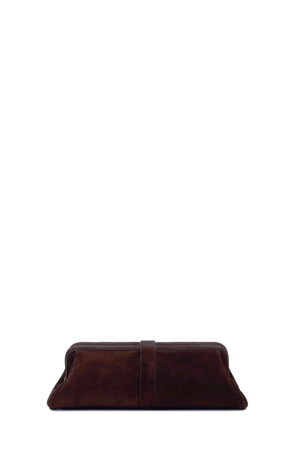 Gabriela Hearst Paola Clutch in Chocolate Suede | Thumbnail 5 Gabriela Hearst Paola Clutch in Chocolate Suede | Thumbnail 5