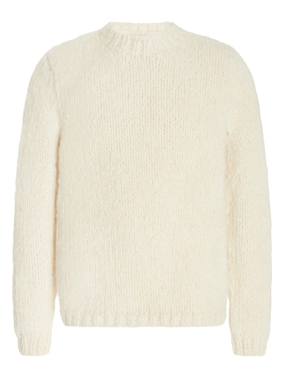 Gabriela Hearst Lawrence Knit Sweater in Ivory Welfat Cashmere