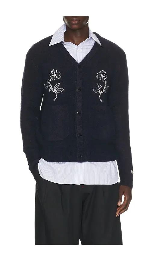 Gibson Jacquard Cardigan Gibson Jacquard Cardigan