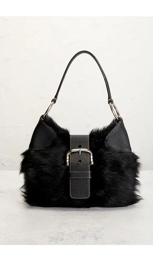 Prada Eco Lapin Faux Fur Buckle Hobo Bag | Thumbnail 2 Prada Eco Lapin Faux Fur Buckle Hobo Bag | Thumbnail 2